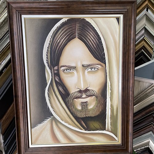 Cristo - Retrato religioso enmarcado