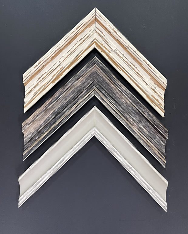 Moldura clásica dorada plateada ref 16