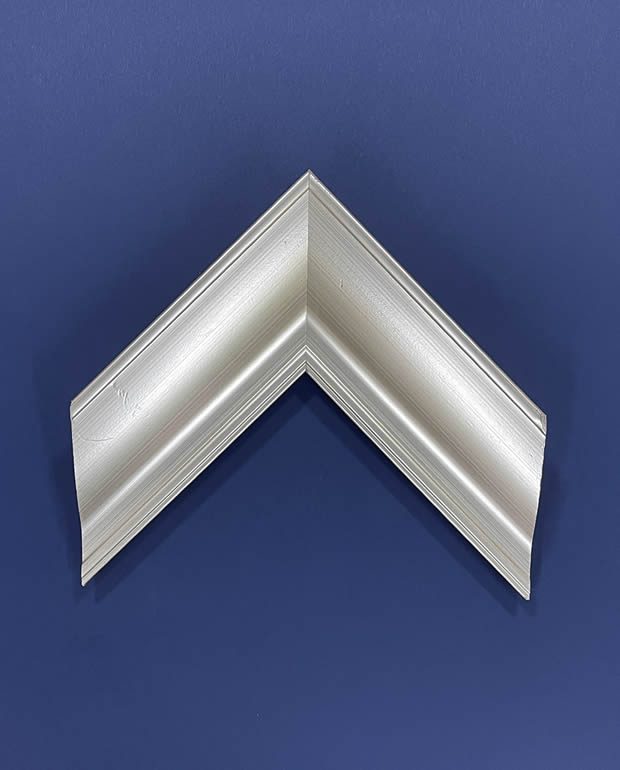 Moldura moderna blanca textura ref 29